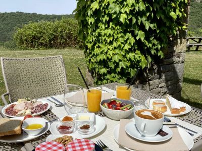 frisches fr�hst�ck in der natur