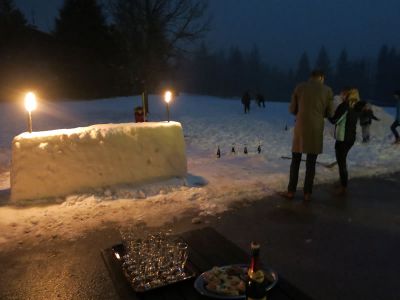 schneebar funpark familie neues jahr