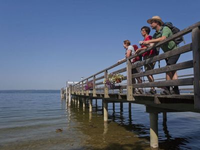 deutschland bayern etappenwandern ammersee