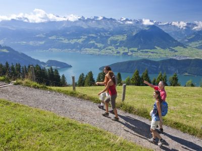 Kinderfreundliche Wanderwoche in der Schweiz am Vierwaldstttersee