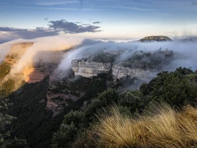 wolken abgrund felsen natur spanien