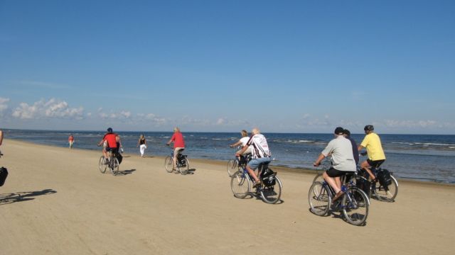 Individuelle Radreise in Baltischen Lndern Strandfahrt