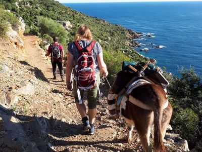 Familienurlaub Sardinien Eseltrekking 