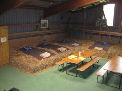 Familienwandern Schweiz Hof Bucheli in Brunnen am Vierwaldstttersee Strohlager